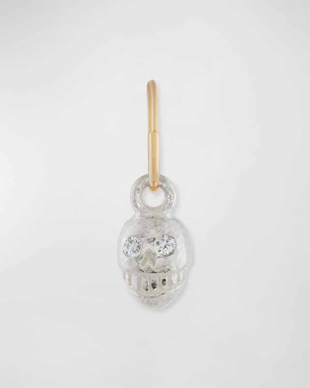 Medium Pirate Single Earring with Crystals
